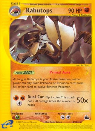 Kabutops (14)/144 - Skyridge Reverse Holofoil-1