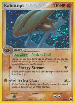 Kabutops/92 - Legend Maker Reverse Holofoil-1