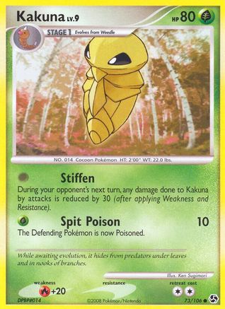 Kakuna/106 - Great Encounters Reverse Holofoil-1