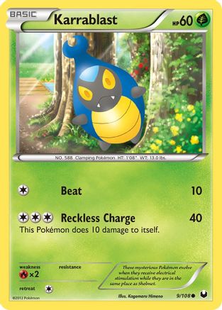 Karrablast/108 - Dark Explorers Reverse Holofoil