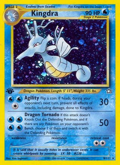 Kingdra 8/111 - Neo Genesis 1st Edition Holofoil-1
