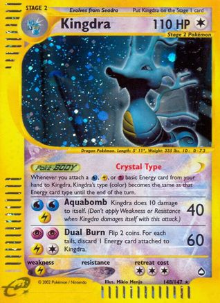 Kingdra (148)/147 - Aquapolis Holofoil-1