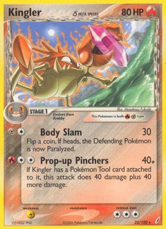 Kingler (Delta Species)/100 - Crystal Guardians-1
