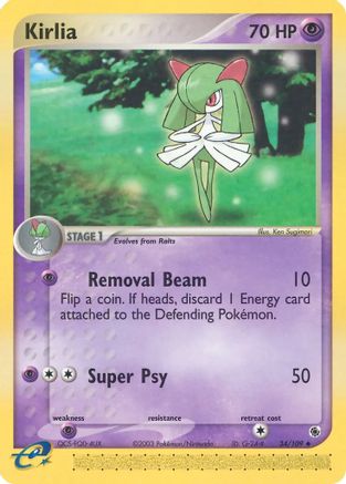 Kirlia - 34/109/109 - Ruby and Sapphire-1