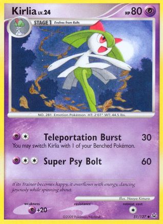 Kirlia/127 - Platinum Reverse Holofoil-1