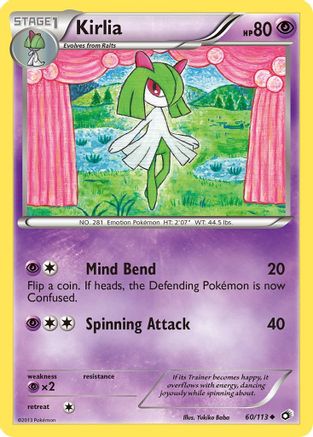 Kirlia/113 - Legendary Treasures Reverse Holofoil-1