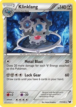 Klinklang/108 - Dark Explorers Reverse Holofoil-1