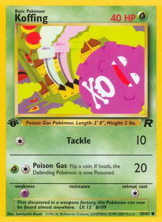 Koffing 58/82 - Team Rocket Unlimited-1