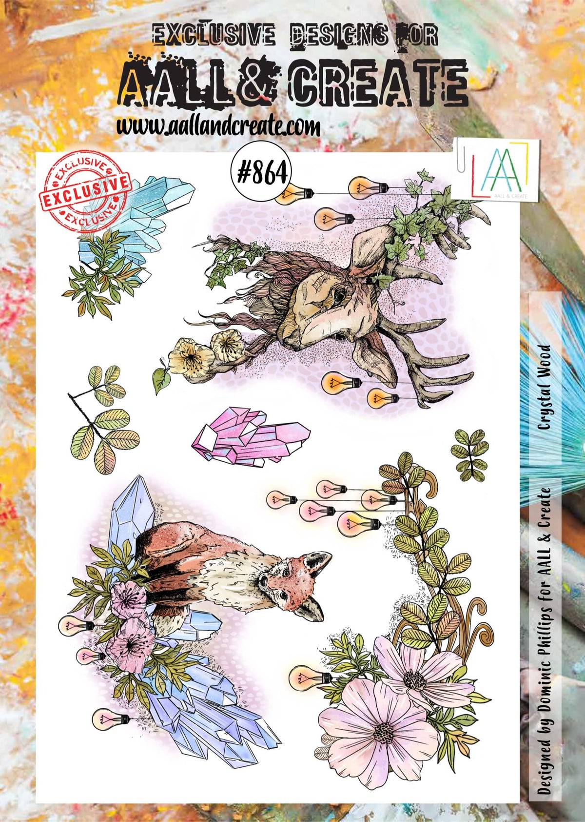 AALL and Create Stamp Set -864 - Crystal Wood-1