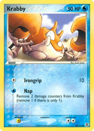 Krabby 66/112 - FireRed & LeafGreen-1