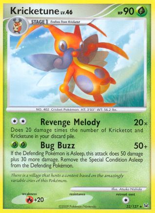 Kricketune/127 - Platinum Reverse Holofoil-1
