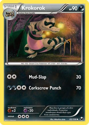 Krokorok/108 - Dark Explorers Reverse Holofoil-1
