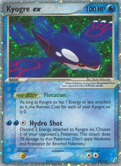 Kyogre ex/100 - Crystal Guardians Holofoil-1