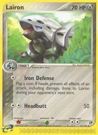 Lairon/100 - Sandstorm Reverse Holofoil-1