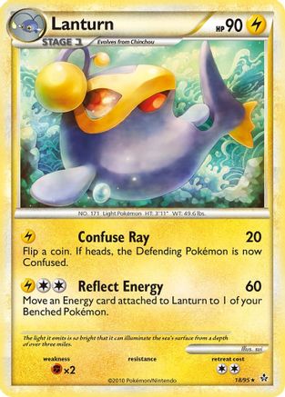 Lanturn/95 - Unleashed Reverse Holofoil