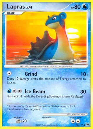 Lapras 79/127 - Platinum Reverse Holofoil-1