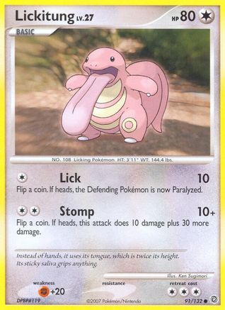 Lickitung/132 - Secret Wonders Reverse Holofoil-1