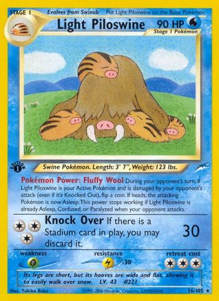 Light Piloswine/105 - Neo Destiny Unlimited-1