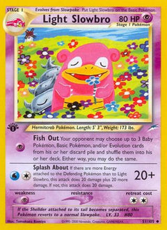 Light Slowbro 51/105 - Neo Destiny 1st Edition-1