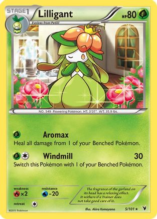 Lilligant 5/101 - Noble Victories Reverse Holofoil-1