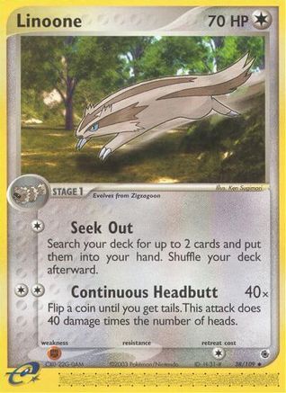 Linoone/109 - Ruby and Sapphire Reverse Holofoil-1