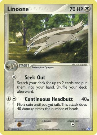 Linoone/10 - EX Trainer Kit 1 Latias & Latios-1