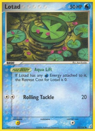 Lotad 55/100 - Crystal Guardians Reverse Holofoil-1