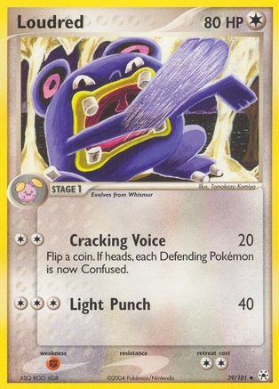 Loudred 39/101 - Hidden Legends Reverse Holofoil-1