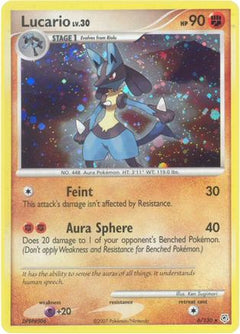Lucario 6/130 - Diamond and Pearl Holofoil-1