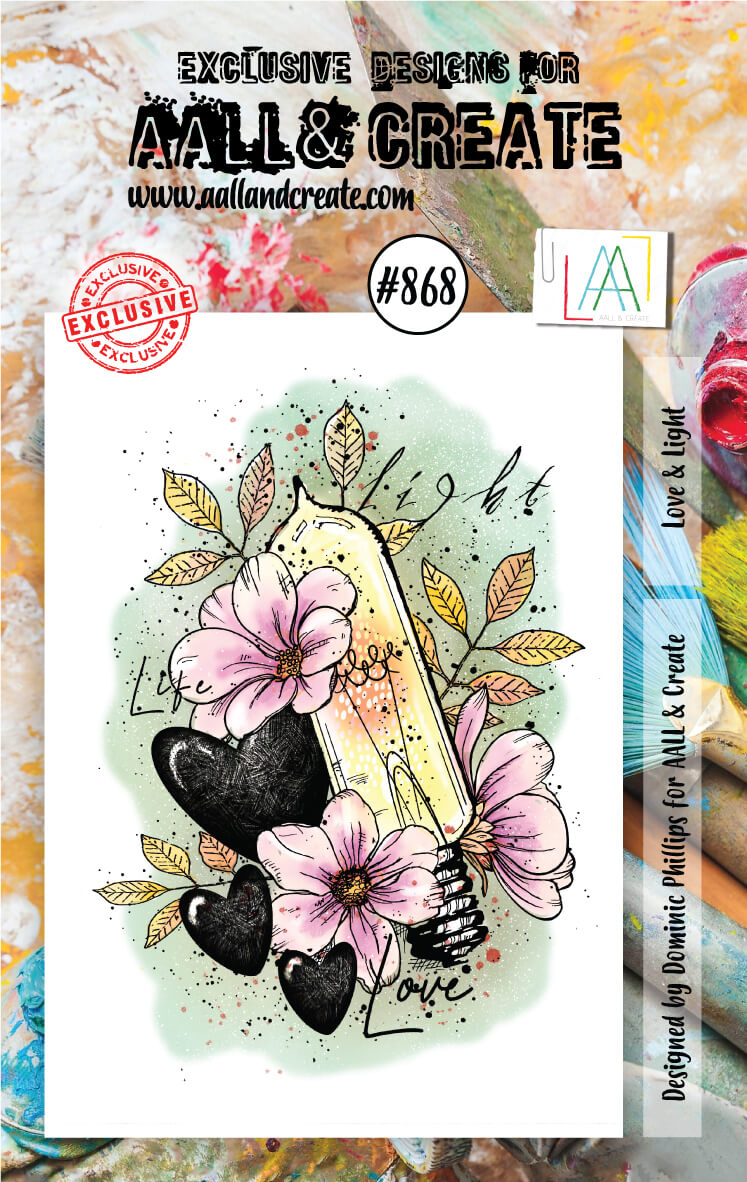 AALL and Create Stamp Set -868 - Love & light-1