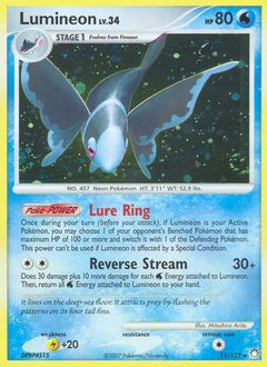 Lumineon/123 - Mysterious Treasures Holofoil-1