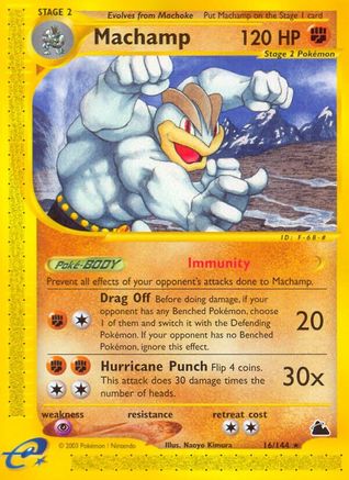 Machamp (16)/144 - Skyridge Reverse Holofoil-1