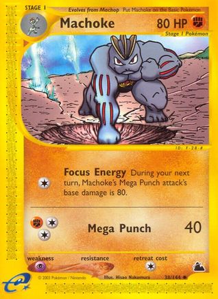 Machoke/144 - Skyridge Reverse Holofoil-1