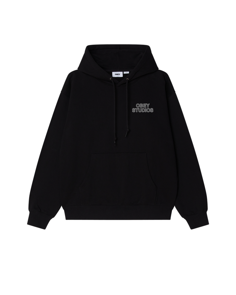 Obey 'Studios Palette' Hoodie - Black-1