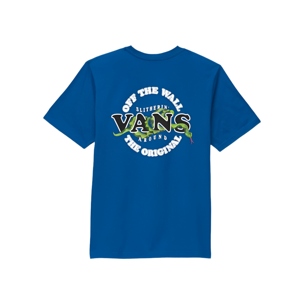 Vans 'Snake' Tee - Blue (KIDS)-2