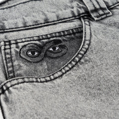 Magenta 'OG' Baggy Jeans - Acid-2