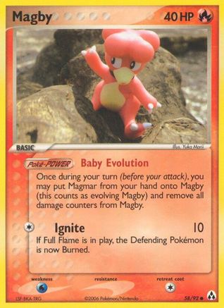 Magby 58/92 - Legend Maker Reverse Holofoil-1