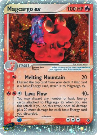 Magcargo ex/97 - Dragon Holofoil-1