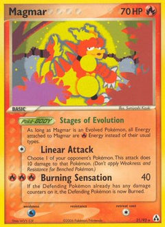 Magmar/92 - Legend Maker Reverse Holofoil-1