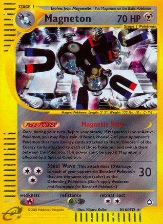 Magneton (H16)/147 - Aquapolis Holofoil-1