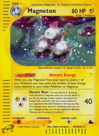 Magneton (H18)/144 - Skyridge Holofoil-1
