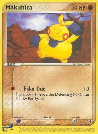 Makuhita - 58/109/109 - Ruby and Sapphire Reverse Holofoil-1