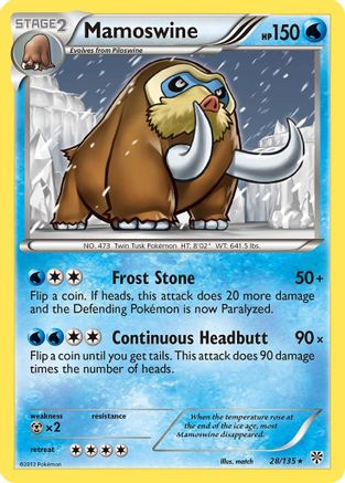 Mamoswine/135 - Plasma Storm Reverse Holofoil-1