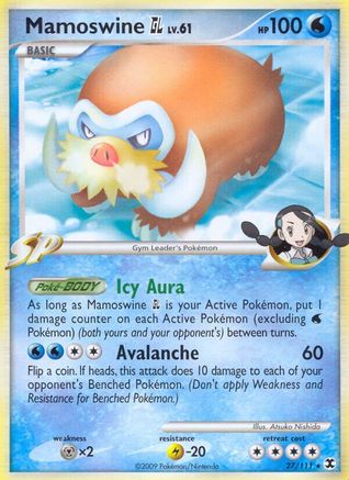 Mamoswine GL/111 - Rising Rivals Reverse Holofoil-1