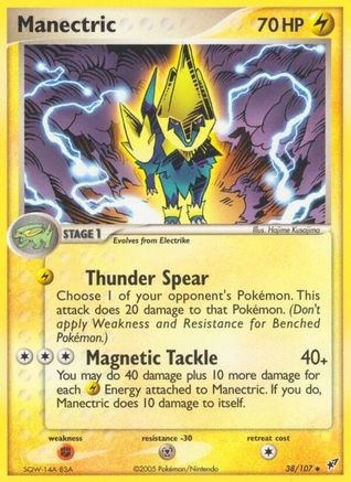 Manectric/107 - Deoxys Reverse Holofoil-1