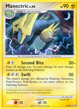 Manectric (22)/99 - Arceus Reverse Holofoil-1