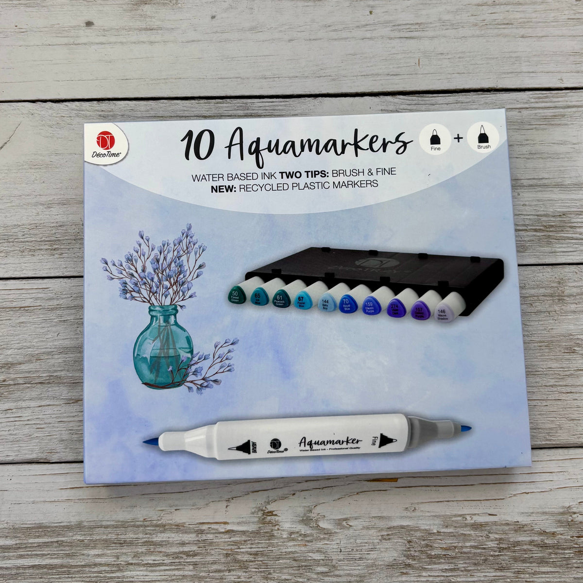 Feutres Aquamarkers Decotime - Nuances de ciel-1