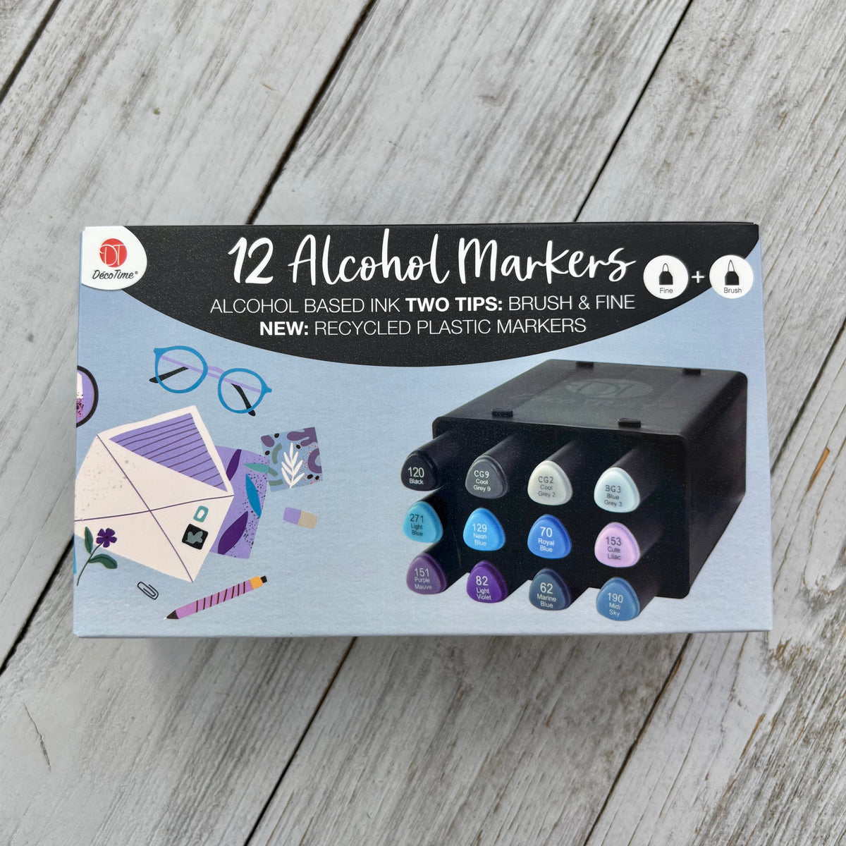 Decotime Alcohol Markers - Ocean Breeze-1