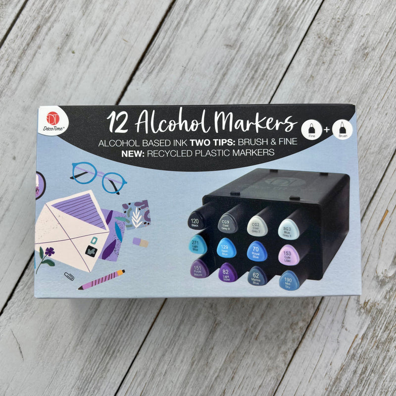 Decotime Alcohol Markers - Ocean Breeze-1