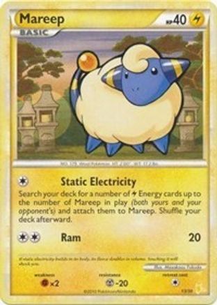 Mareep (#20) - HGSS Trainer Kit Gyarados & Raichu-1